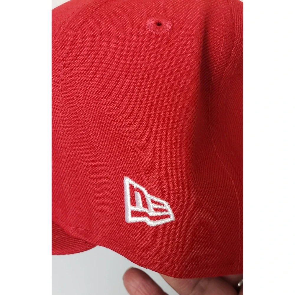New Era Denim Tears 59FIFTY Fitted Hat Red 7 1/4 Mens Cap Streetwear Designer